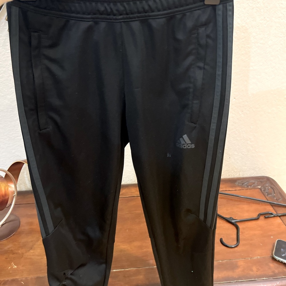 Black Adidas track pants extra small